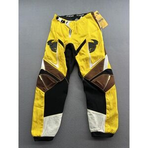 Thor Phase Performance Pants Mens 30 Yellow Brown Motocross MX Dirt Bike Racing